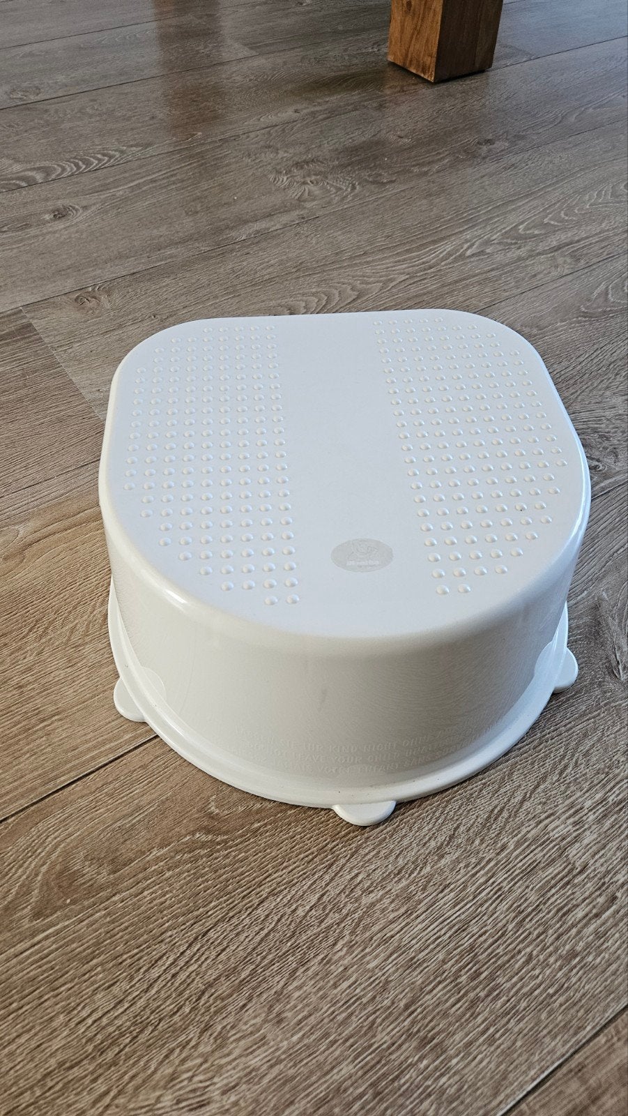 Wit kunststof krukje / opstapje voor toilet of badkamer, Ophalen, Gebruikt, Kunststof