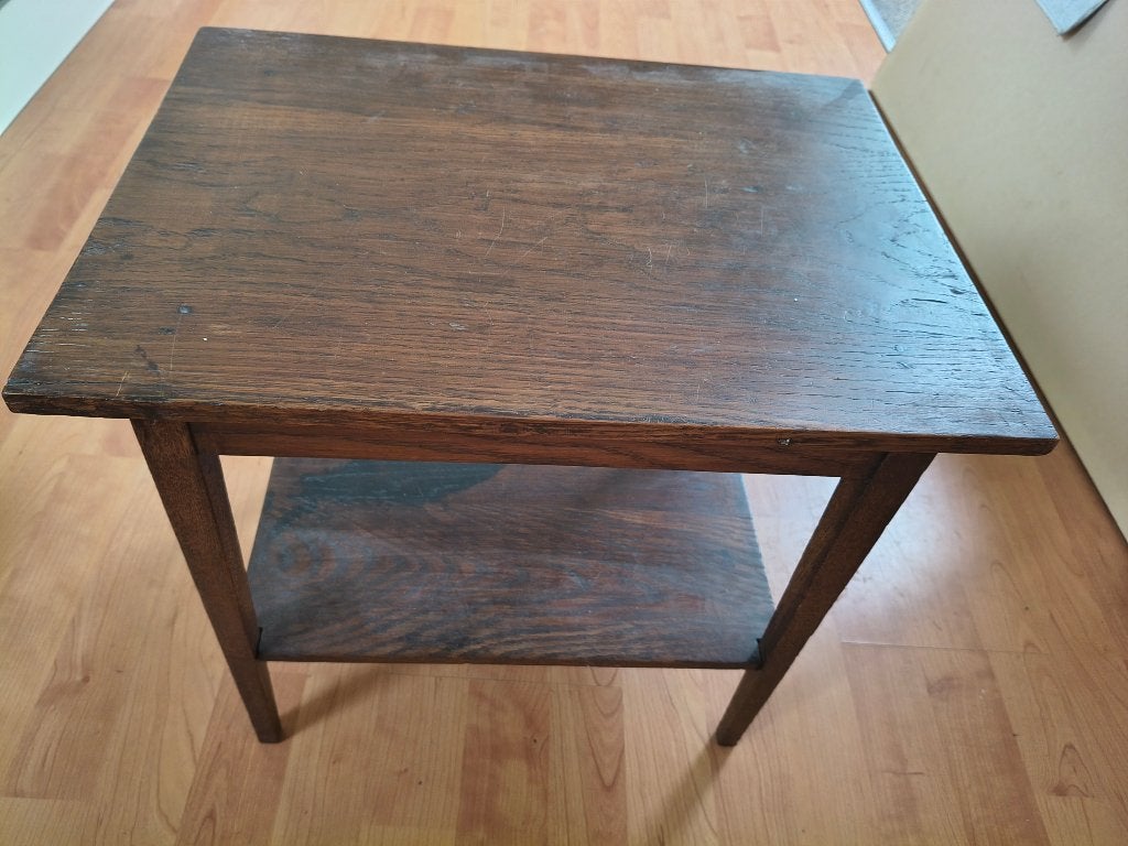 Bijzet tafeltje klein hout, Ophalen, Minder dan 45 cm, Minder dan 55 cm, Gebruikt