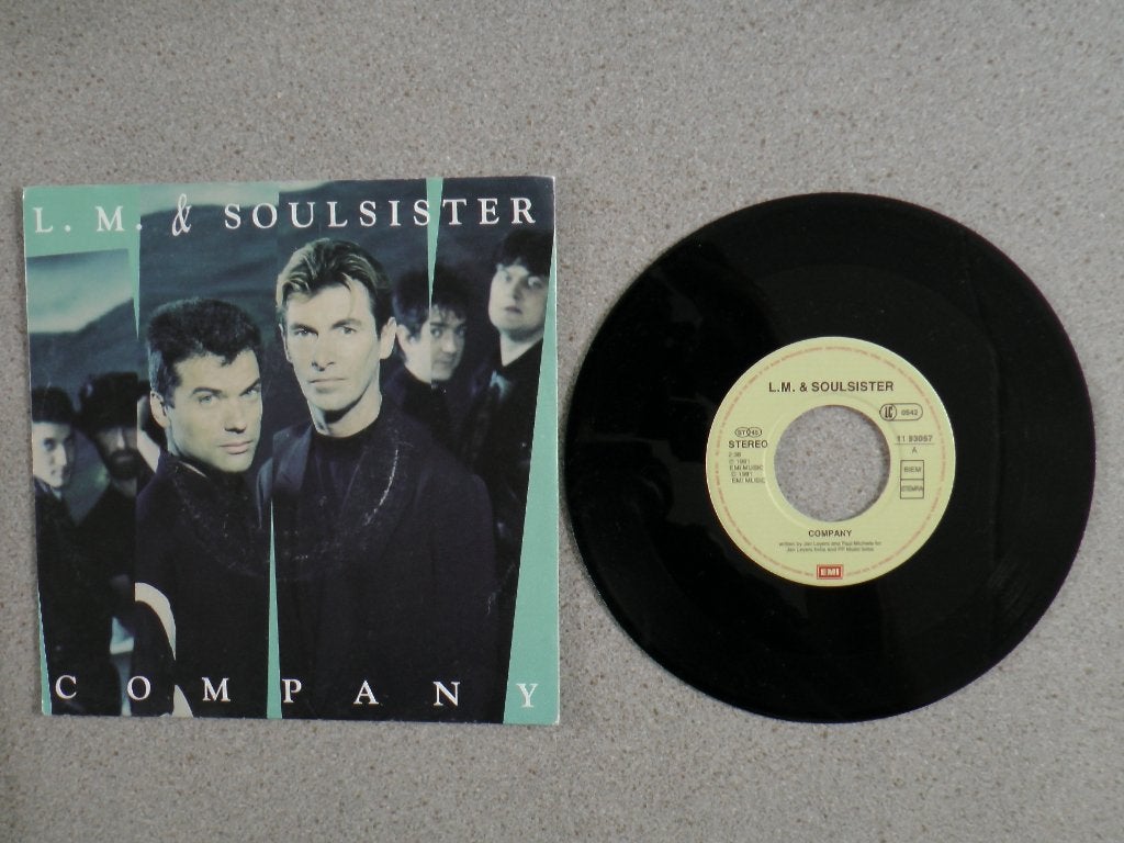 L.M. & Soulsister - Company VINYL SINGLE, Gebruikt, 7 inch, Pop, Fotohoes