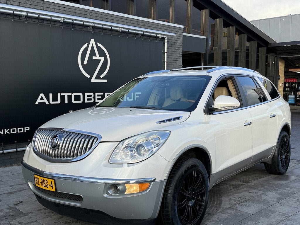 Buick Enclave 3.7 V6 *7Persoons* Automaat*Sport*leder*trehaa, Auto's, Automaat, Gebruikt, Wit, Bedrijf