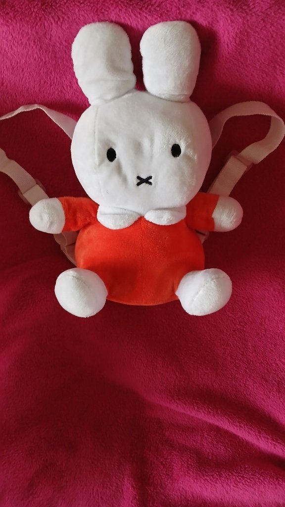 NIJNTJE KNUFFEL TEVENS KLEIN RUGTASJE, Kinderen en Baby's, Ophalen of Verzenden, Zo goed als nieuw, Konijn