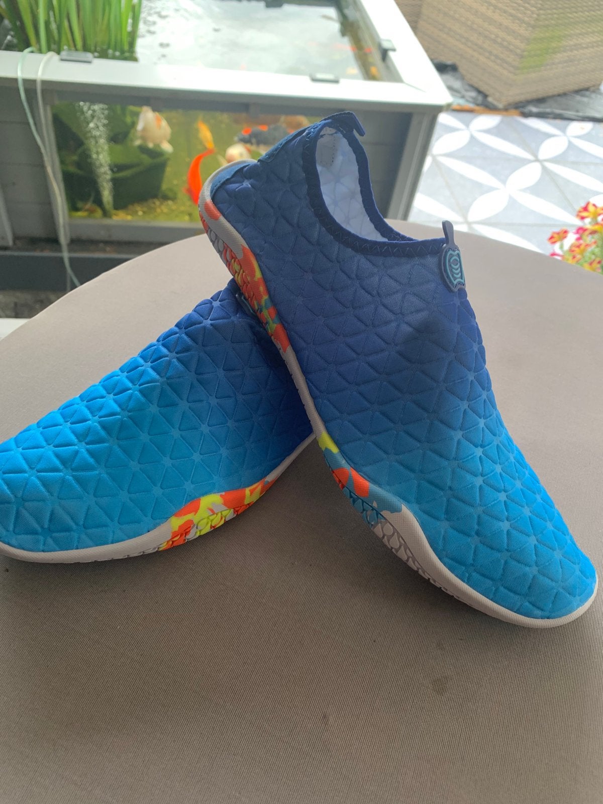 Nieuwe blote voeten watersport schoenen maat 44, Blauw, Sportschoenen, Nieuw, Ophalen of Verzenden