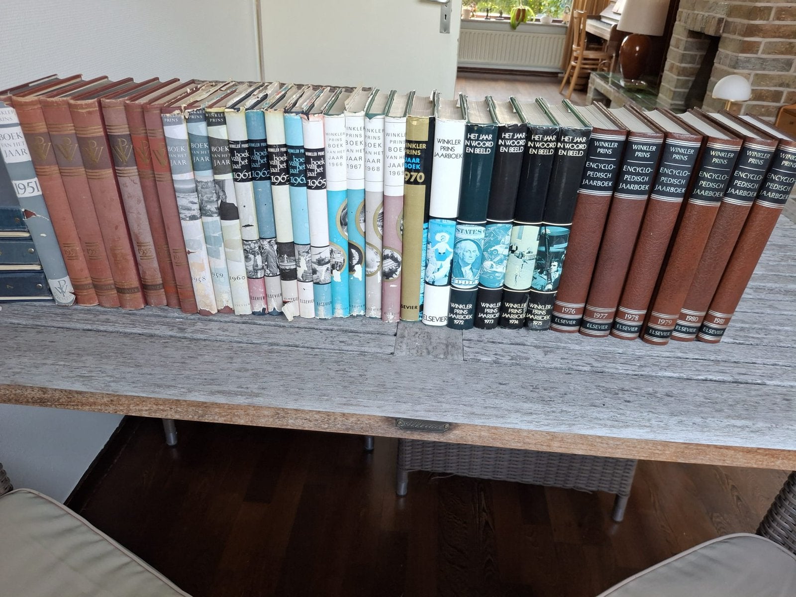 Winkler prins jaarboeken van 1951 tot 1981, Boeken, Encyclopedieën, Ophalen, Gelezen, Algemeen