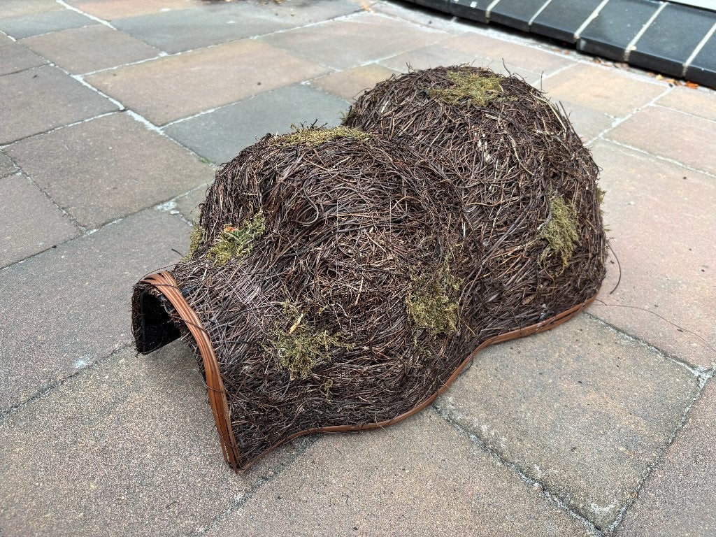 Egelhuis, egelwoning, egelhotel, egelmand van riet, Minder dan 60 cm, Overige typen, Minder dan 75 cm, Ophalen of Verzenden