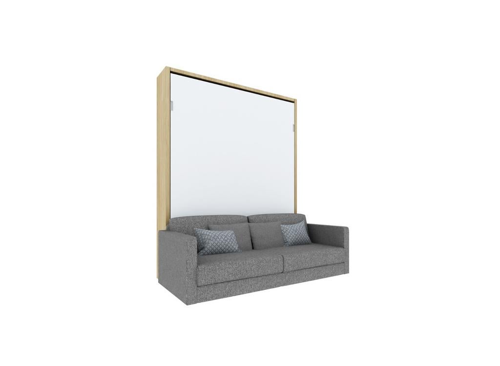 Slaapbank - Clickbed Sofa 180x200 (nieuwprijs €4082!), Ophalen, Bruin, Tweepersoons, Zo goed als nieuw