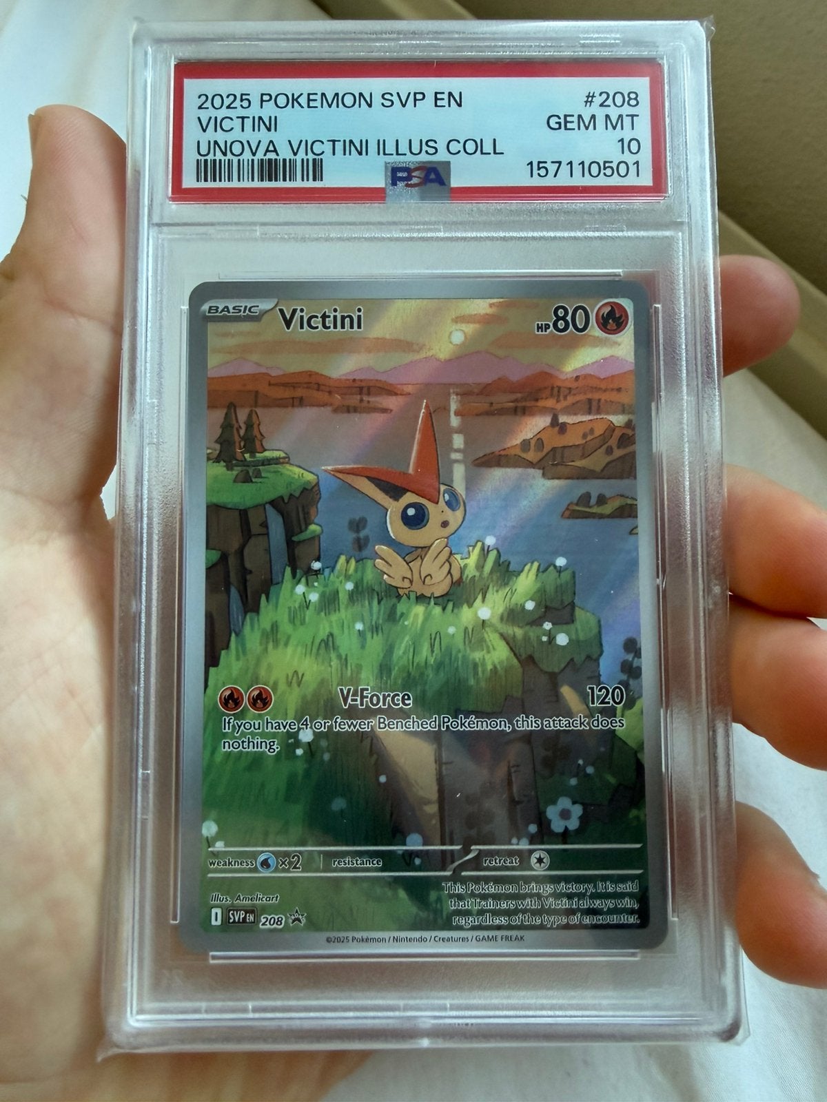 Victini Promo Psa 10, Ophalen of Verzenden, Zo goed als nieuw