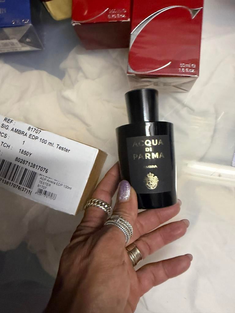 Acqua di Parma Ambra EDP 100ml - Eenmaal getest, Verzenden, Zo goed als nieuw