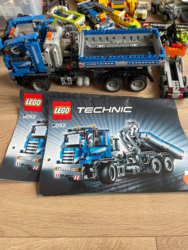 Partij Lego city en technisch lego. Voertuigen en boekjes, Kinderen en Baby's, Speelgoed | Duplo en Lego, Ophalen, Zo goed als nieuw