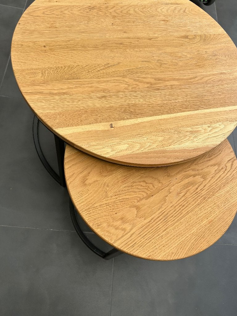 Tekoop 2 salontafels, Ophalen, 50 tot 100 cm, 50 tot 100 cm, Zo goed als nieuw