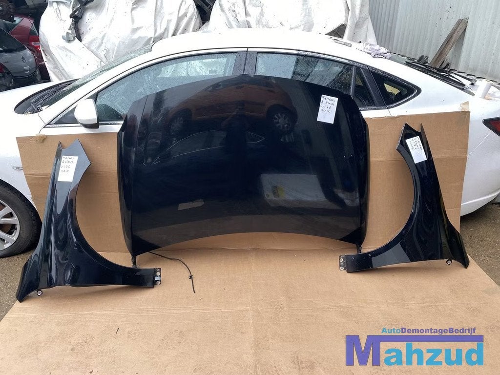 Mercedes A klasse W176 zwart motorkap linker rechter scherm, Auto-onderdelen, Gebruikt, Mercedes-Benz AG, Mercedes-Benz, Ophalen of Verzenden