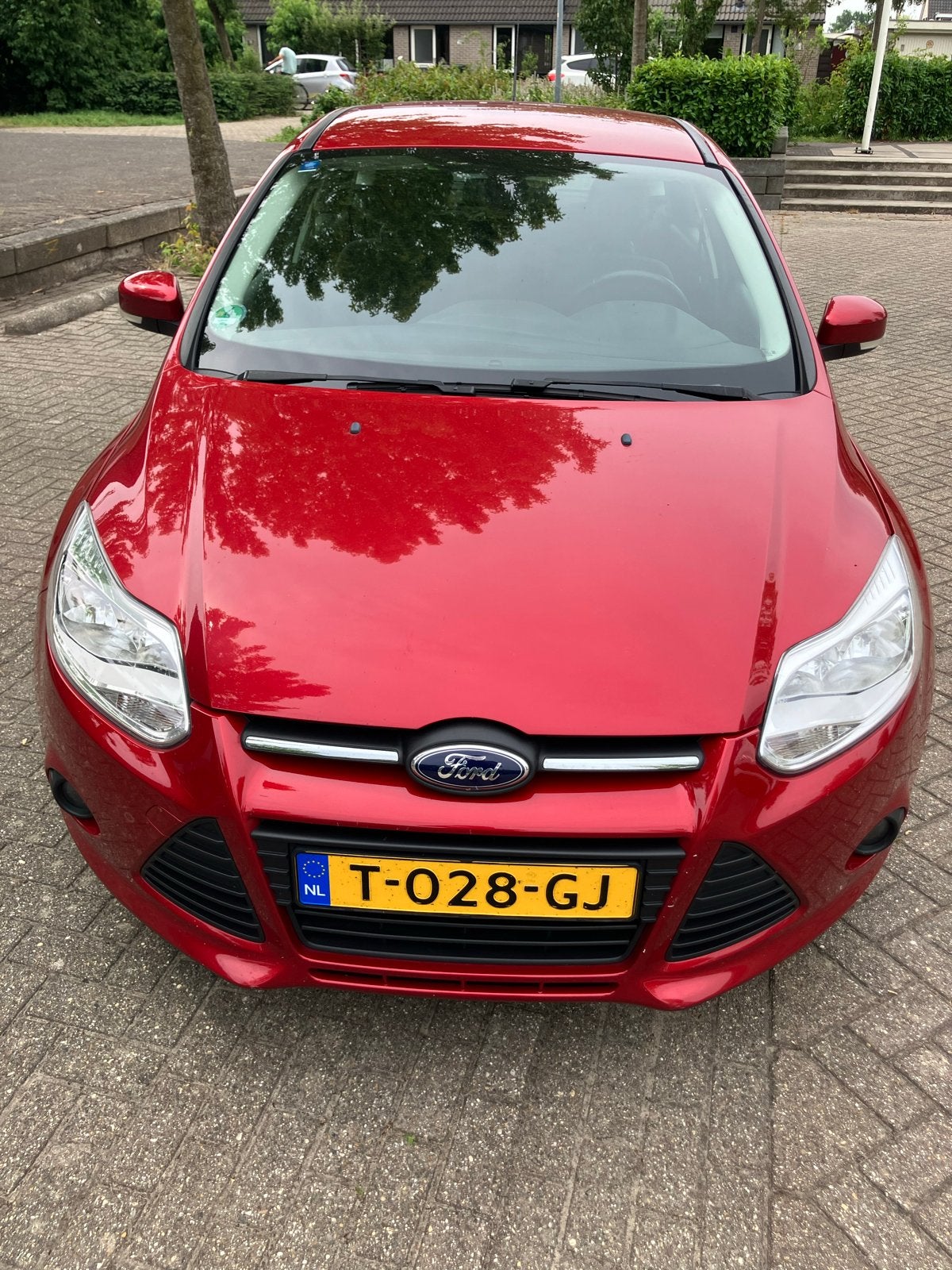 Ford Focus 1.0 Ecoboost 125PK 5D 2013 Rood metallic, Auto's, Ford, Particulier, Focus, ABS, Airbags, Airconditioning, Automatische klimaatregeling