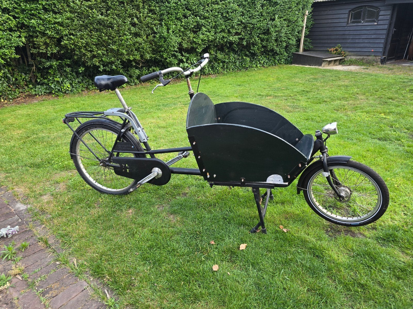 Bakfiets van De Fietsfabriek - Ideaal voor kinderen/goederen, Fietsen en Brommers, Fietsen | Bakfietsen, Ophalen, Gebruikt, Terugtraprem