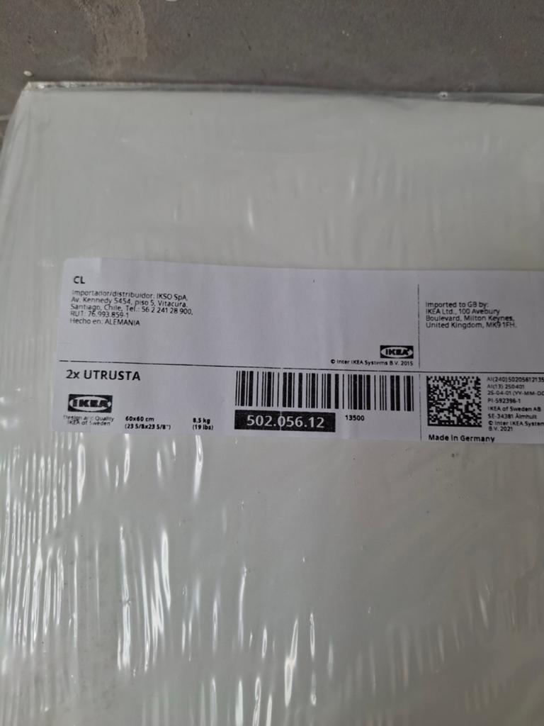 Ikea Utrusta 2x plank 60x60cm, Nieuw, Minder dan 100 cm, 25 tot 50 cm, 50 tot 100 cm