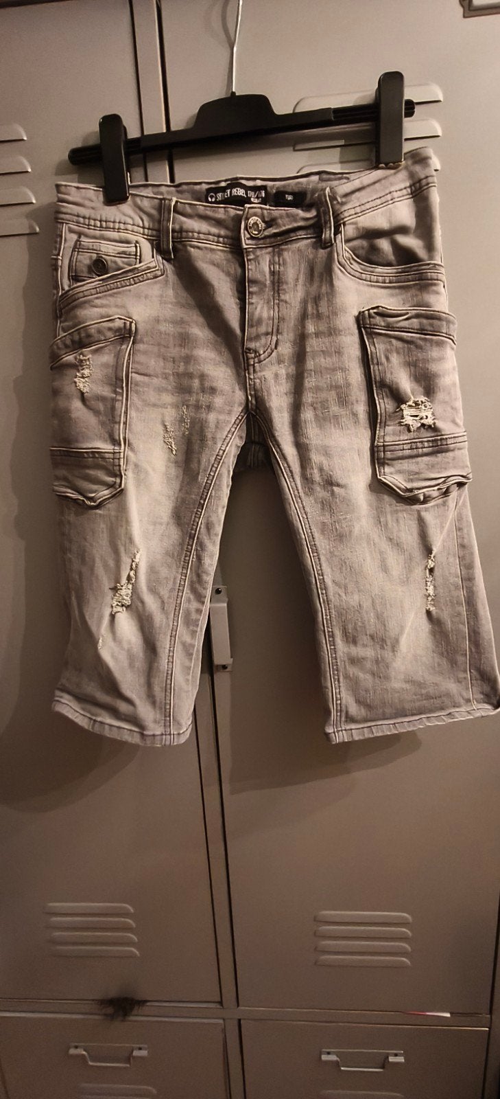 Street Rebel korte broek grijs maat 170/176, Kinderen en Baby's, Broek, Gebruikt, Ophalen of Verzenden, Jongen