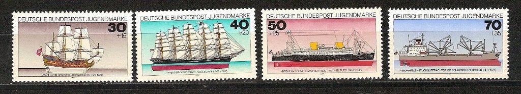 Boten BRD 929-932 pf, Ophalen of Verzenden, Postfris, Overige thema's