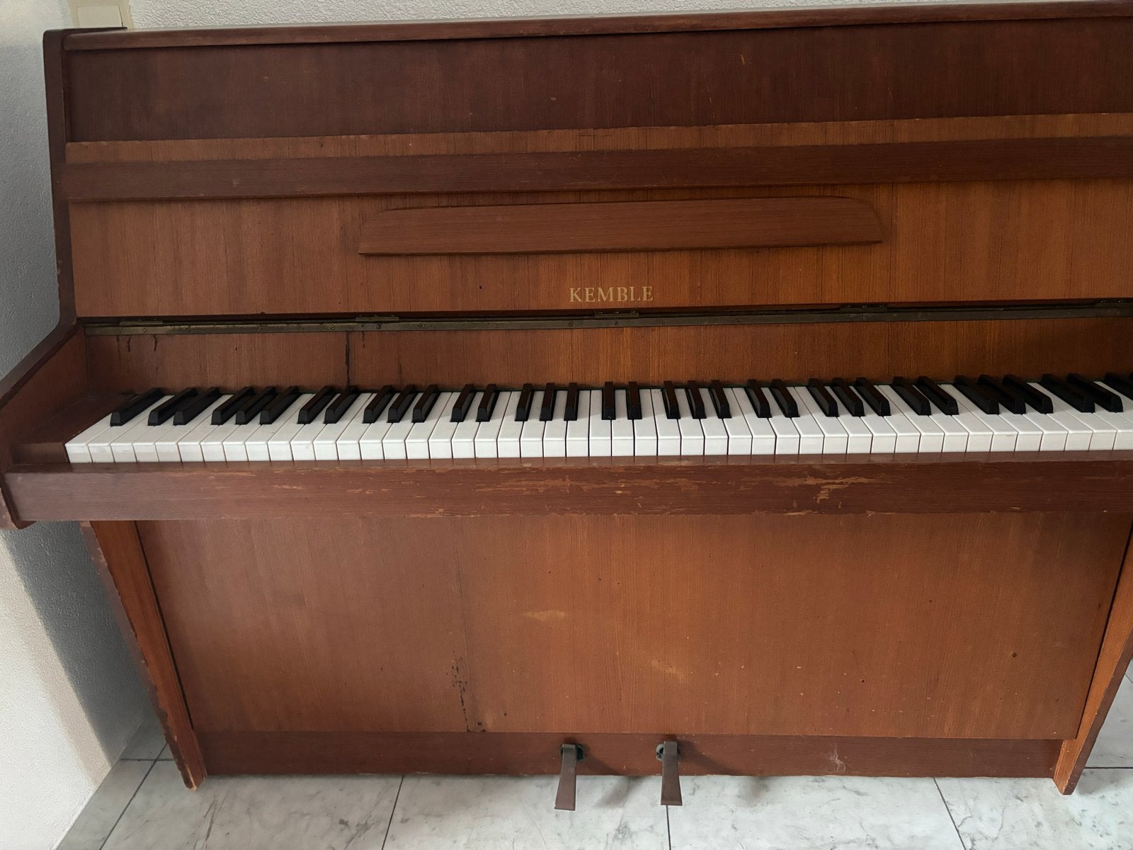 Kemble Piano - gratis afhalen, Muziek en Instrumenten, Piano's, Gebruikt, Piano, Bruin, Ophalen