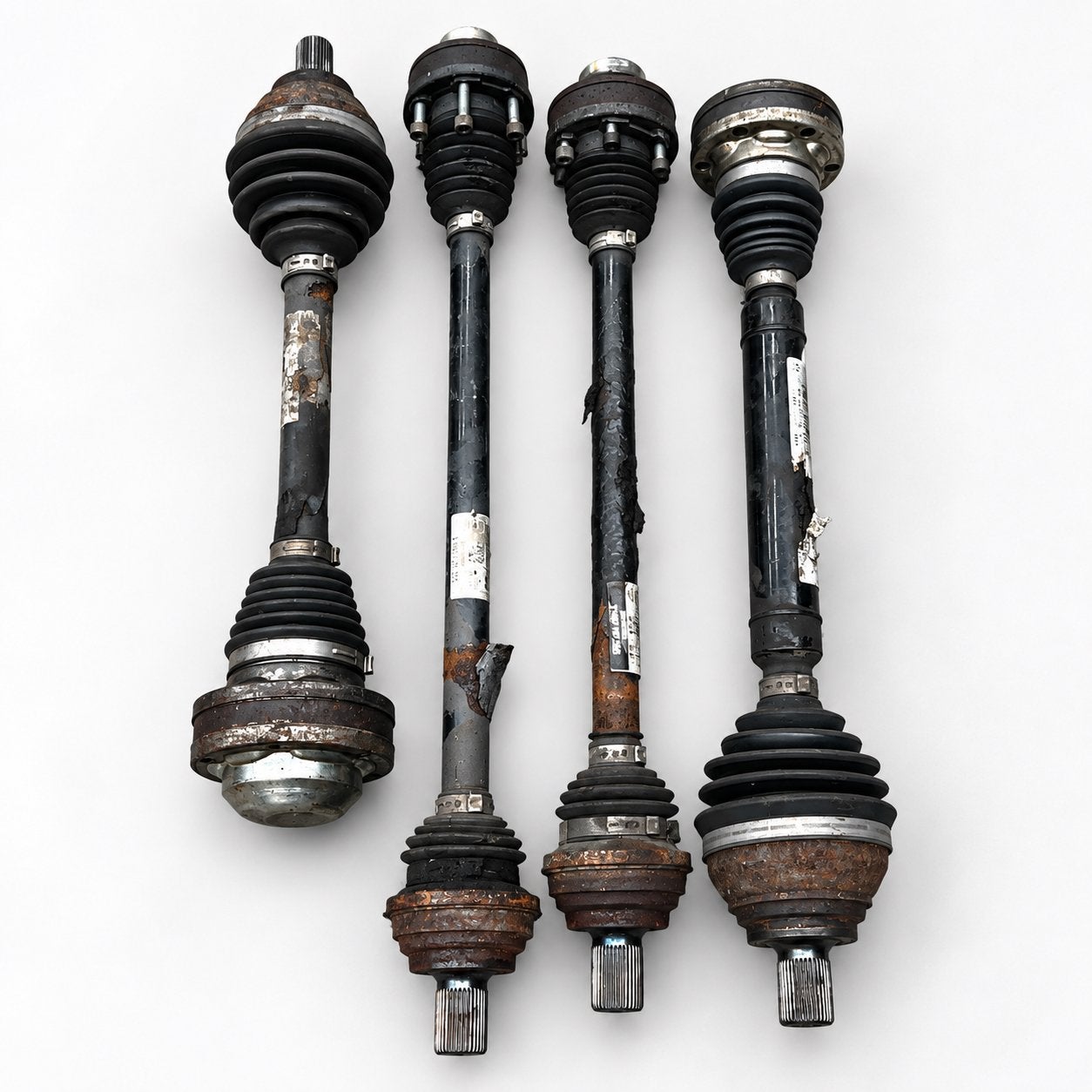 Golf 7 R DSG 4Motion – Complete set 4 aandrijfassen, Ophalen of Verzenden, Audi
