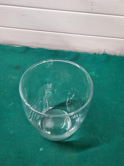 Vaas van glas dikke bodem, Ophalen of Verzenden, 'T Olde Gre-j, Info@toldegrej.nl, Endepoelstraat 20f Didam