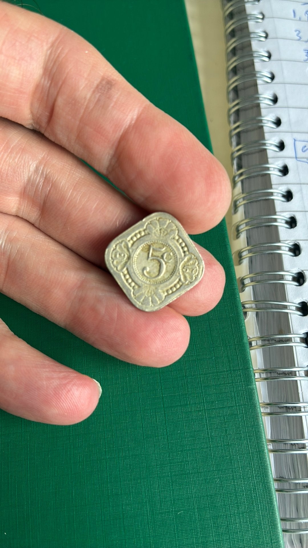 Nederlandse Antillen 5 cent 1957, Postzegels en Munten, Munten | Nederland, Ophalen of Verzenden, Koningin Juliana
