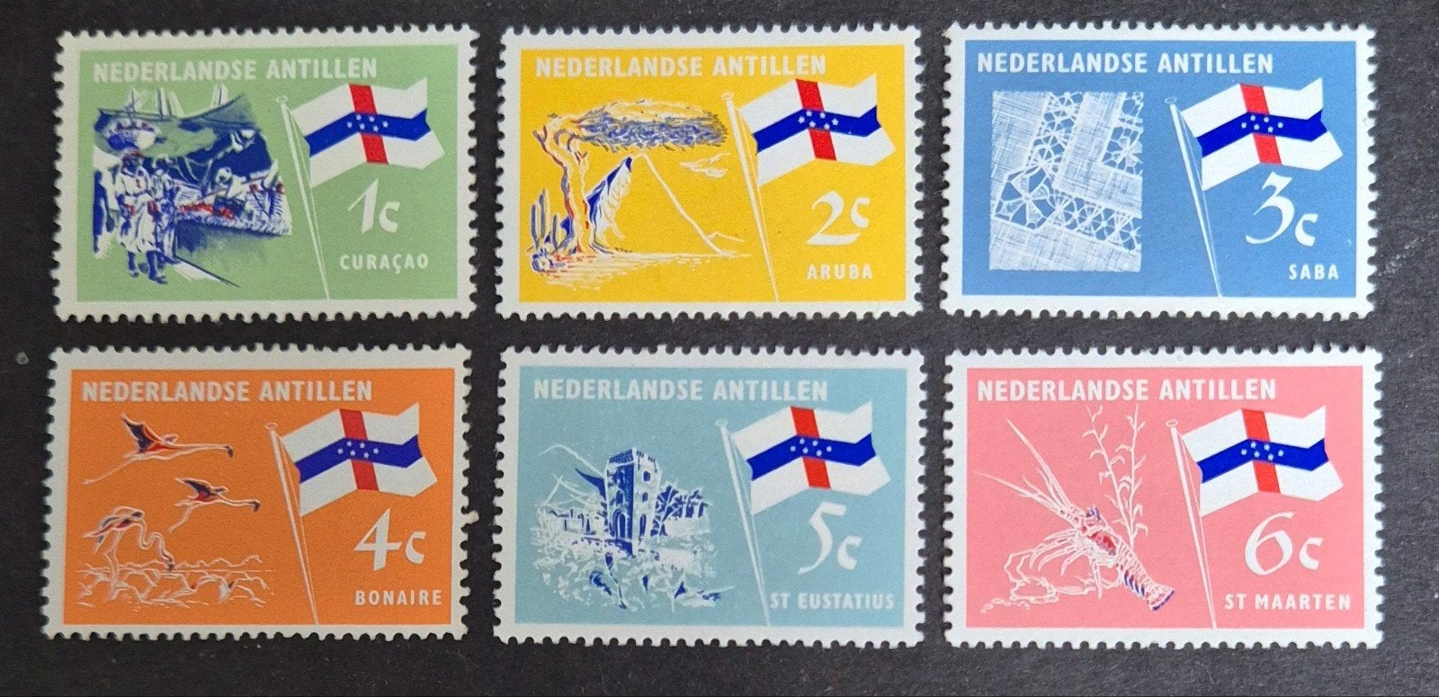 NVPH 358-363 Eilanden., Ophalen of Verzenden, Postfris