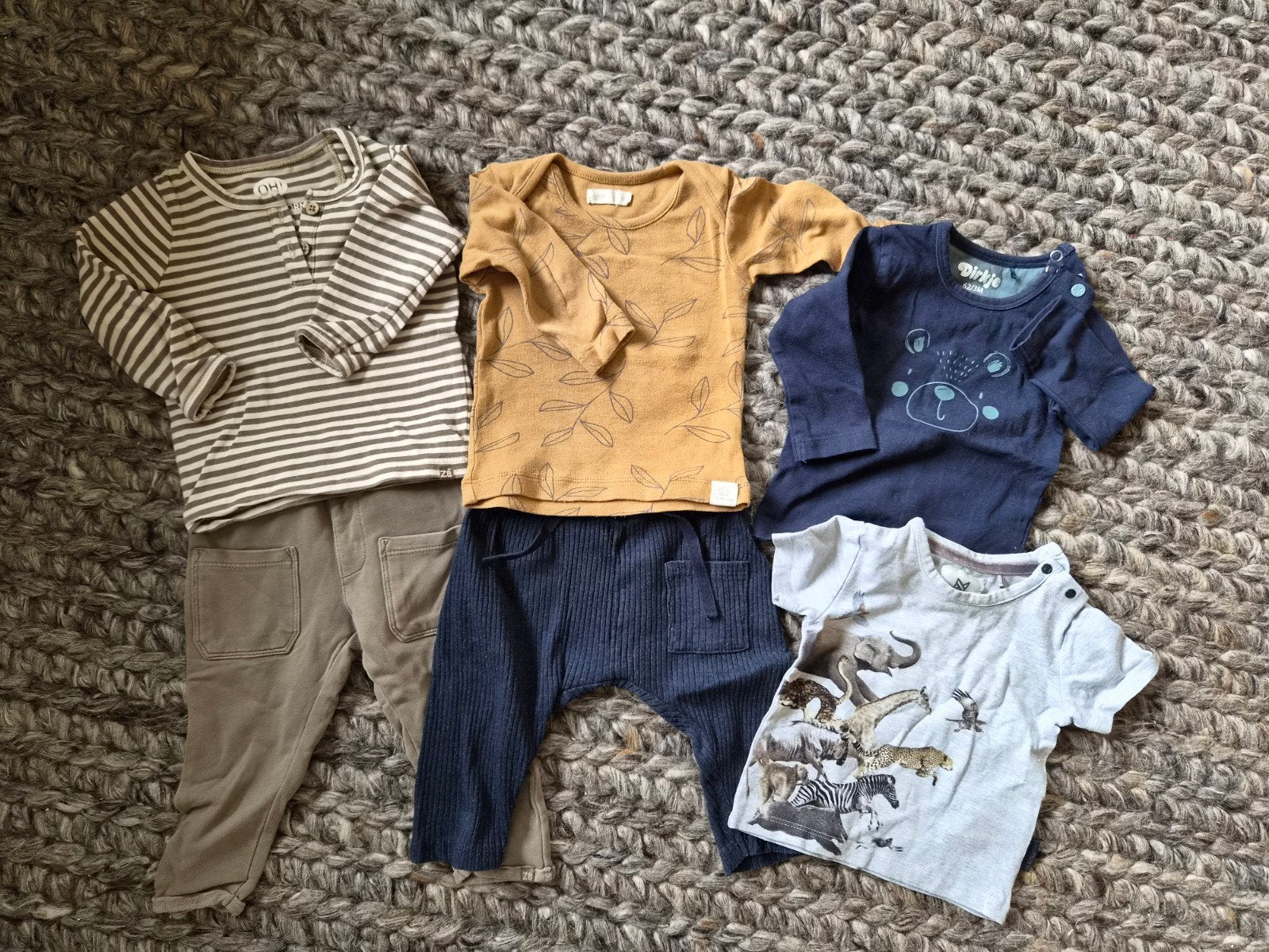 Kledingpakket jongens mt 62, Ophalen of Verzenden, Zo goed als nieuw, One size
