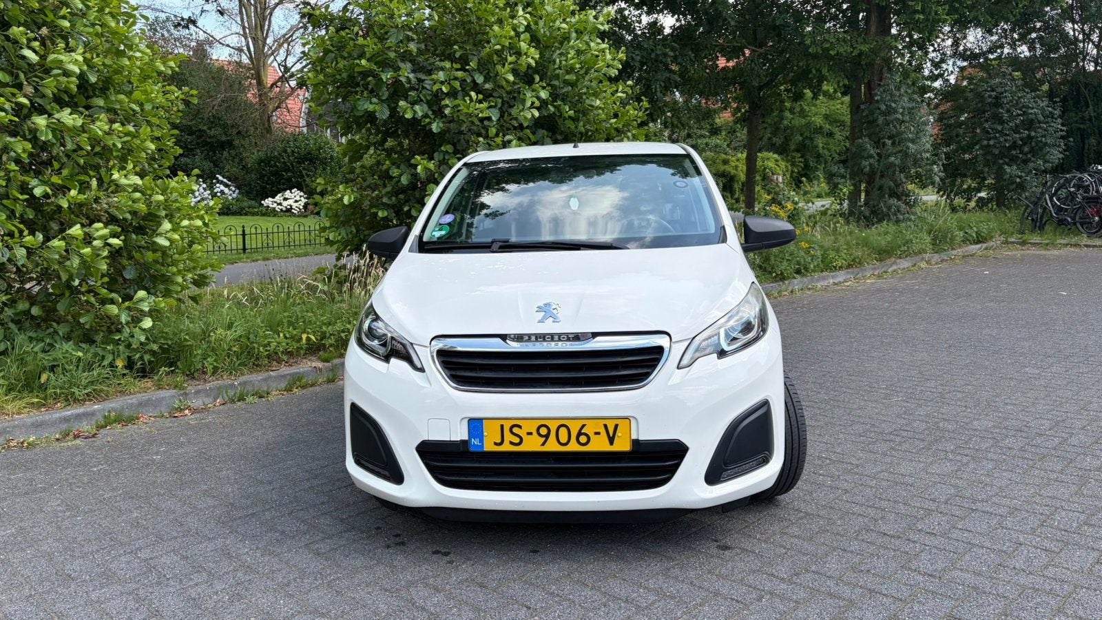 Peugeot 108 1.0 12V E-vti 51KW 5DR 2016 Wit, Auto's, Peugeot, Voorwielaandrijving, Stof, 4 stoelen, Wit