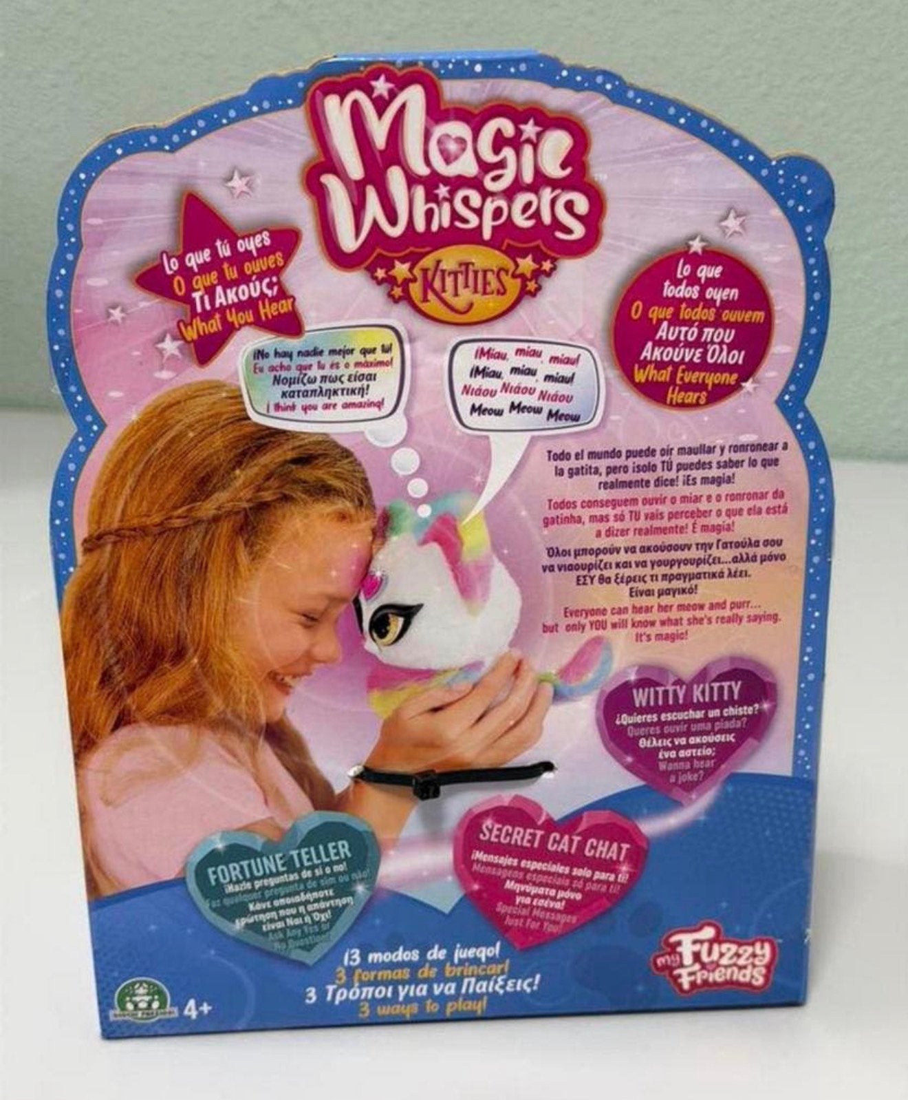 Magic Whispers Zoey Kitties pratende knuffel kat poes nieuw, Met geluid, Nieuw, Ophalen of Verzenden, H