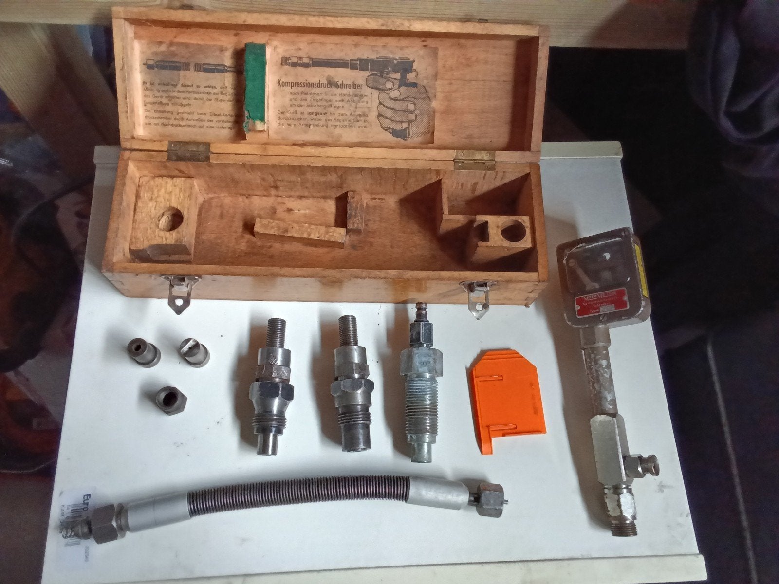 Motometer Dieselmotor compressie tester, Auto diversen, Ophalen of Verzenden, Gebruikt