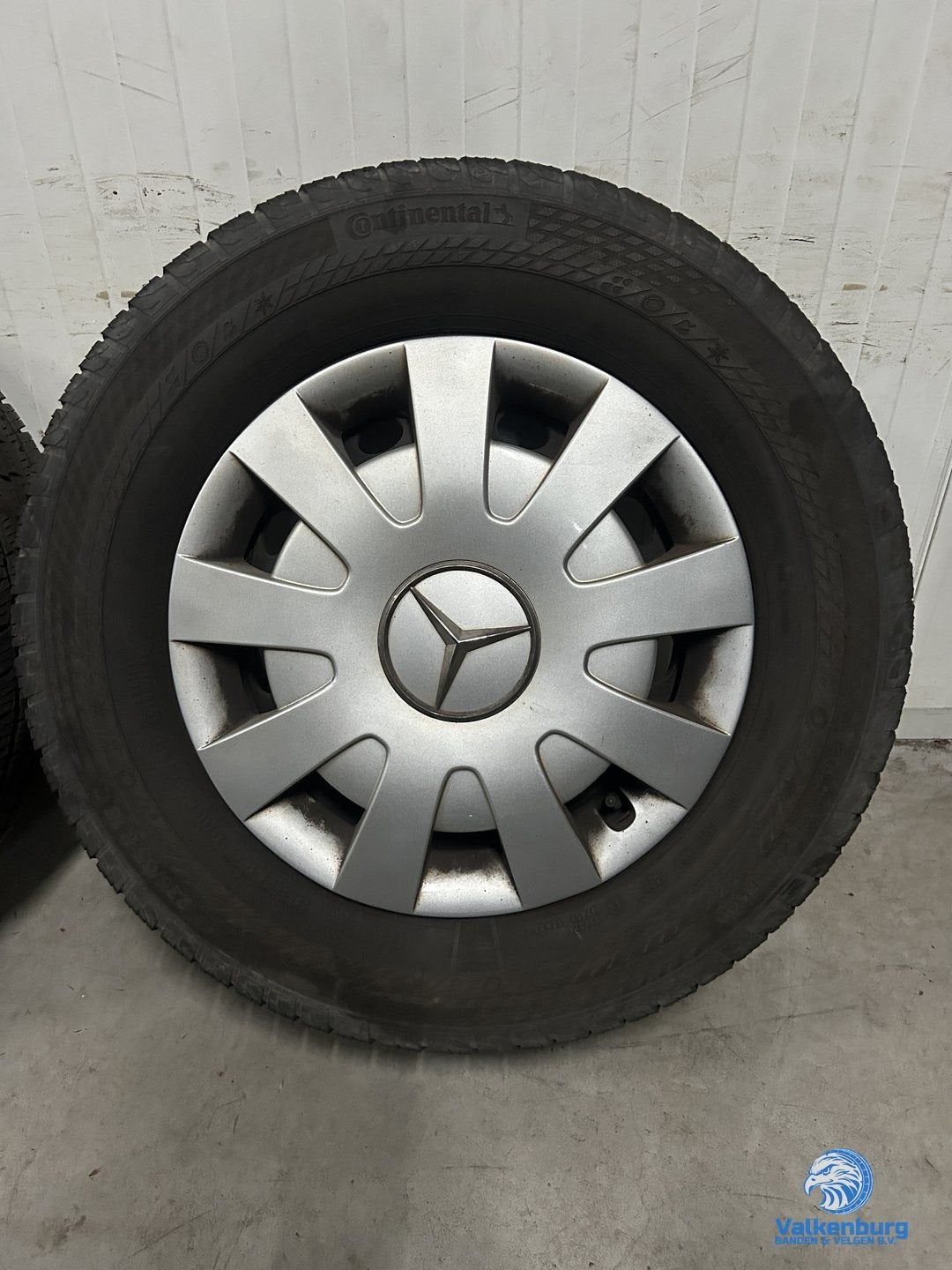 8mm! Originele Mercedes Sprinter B907 B910 16 inch stalen ve, -, Banden en Velgen, Ophalen of Verzenden, 235 mm