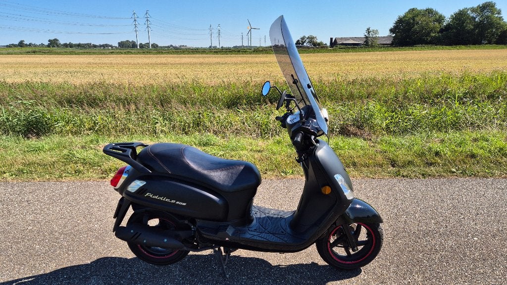 SYM Fiddle2 (11-2019) – brommer (4.326 km) met helm en slot!, Fietsen en Brommers, Ophalen, Gebruikt, Maximaal 45 km/u, Benzine