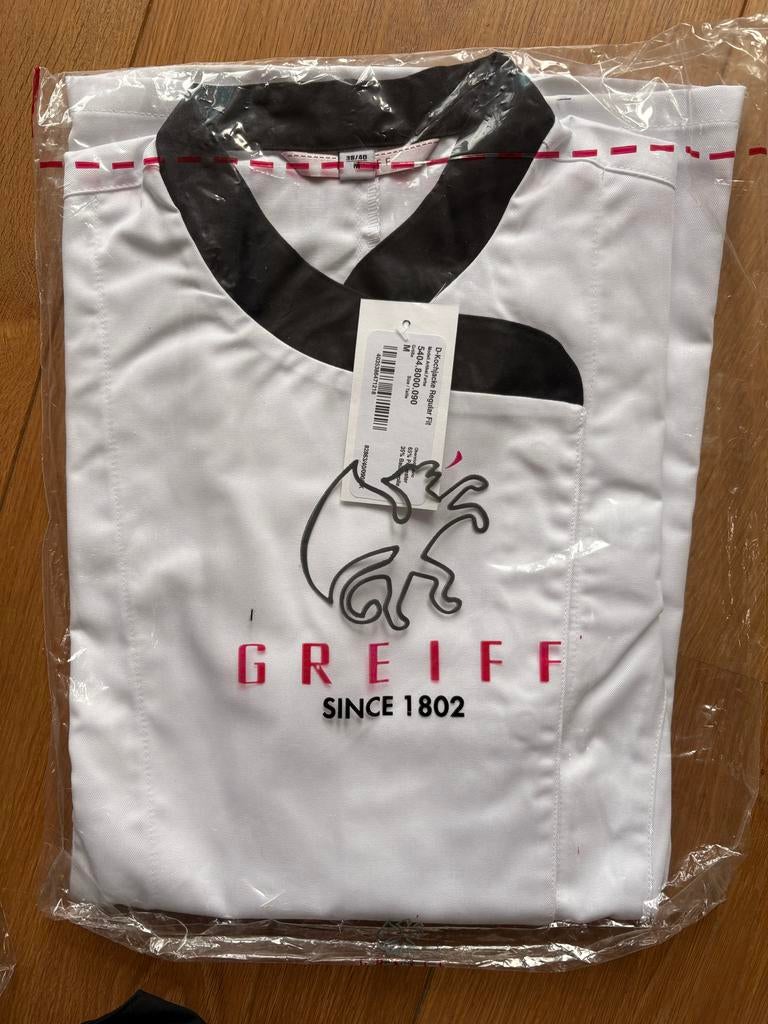 Greiff Kokskleding Maat M - Nieuw!, Ophalen of Verzenden, Nieuw, Maat 38/40 (M)