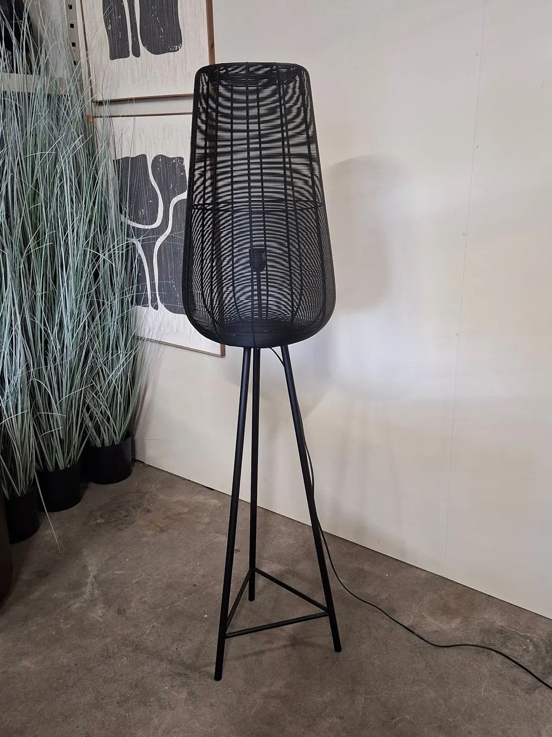 Vloerlamp Adeta Mat Zwart van Light & Living, Ophalen, Light&Living, 100 tot 150 cm, Onbekend