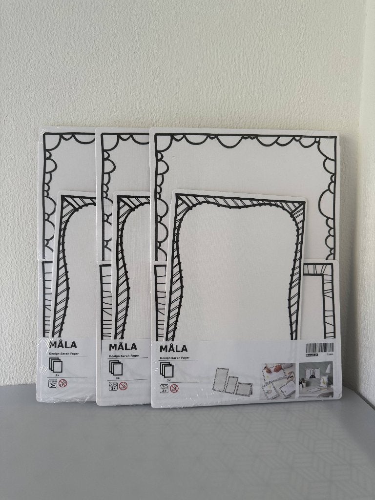 Ikea MALA teken / schilderdoeken in verschillende maten, Verzenden, Nieuw, Doek