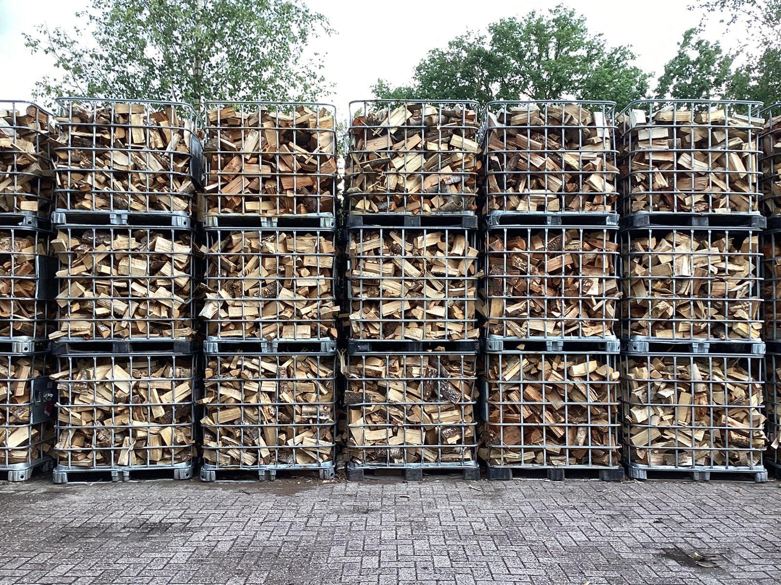 Te koop haardhout, 6 m³ of meer, Ophalen, Overige houtsoorten, Blokken