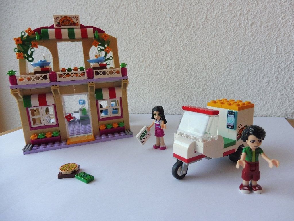 Lego Friend Heartlake Pizza 41311, Friends, Ophalen of Verzenden, Zo goed als nieuw, Complete set