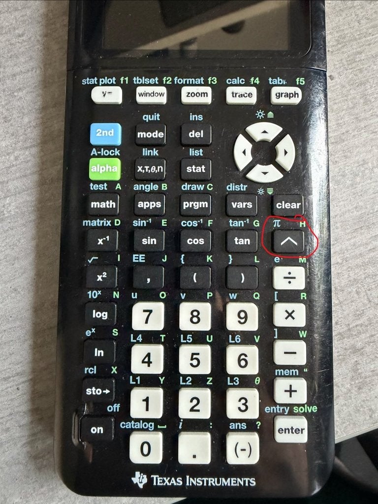 TI-84 Plus CE-T, Ophalen of Verzenden, Grafische rekenmachine, Gebruikt