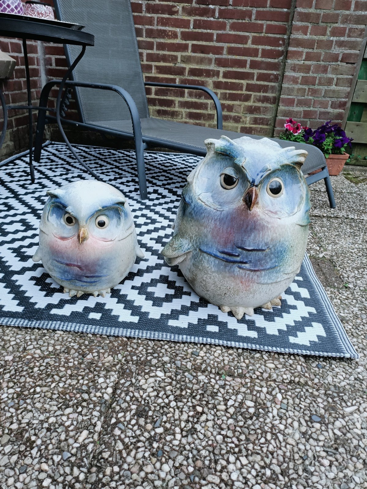 Vintage keramik uilen, Tuin en Terras, Tuinbeelden, Ophalen, Overige typen