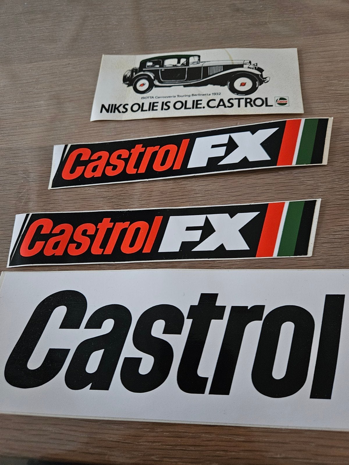 Castrol stickers, Ophalen of Verzenden, Zo goed als nieuw