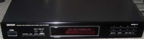 Denon RDS tuner TU 215 RD zwart,als nieuw!, Ophalen of Verzenden, Zo goed als nieuw