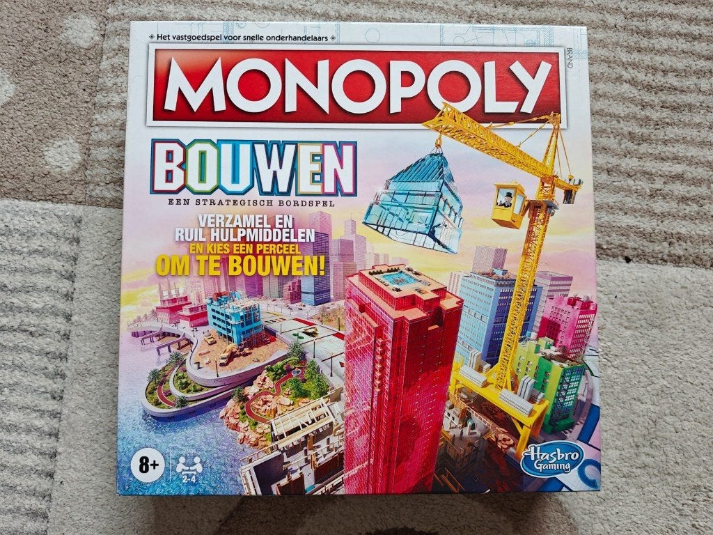 Nieuw Monopoly Bouwen, Een of twee spelers, Ophalen of Verzenden, Nieuw, Hasbro