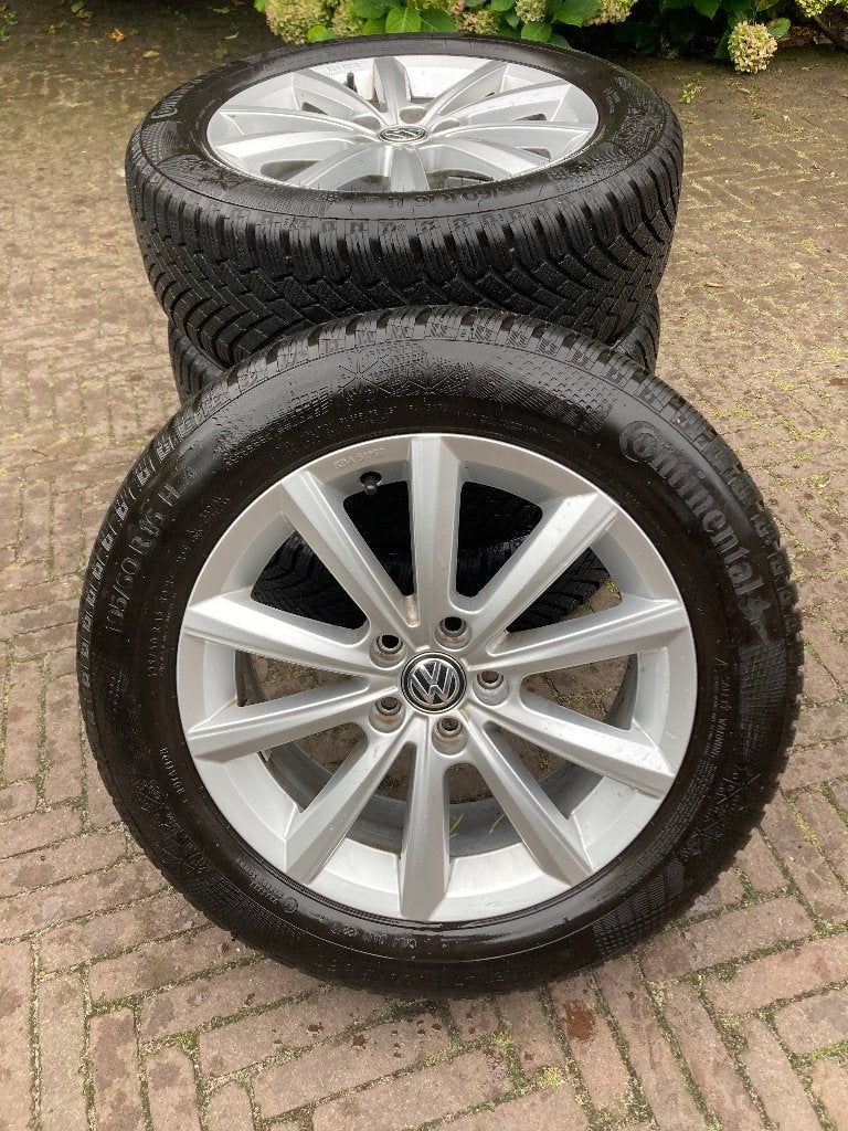 Originele Volkswagen Polo/ Tcross velgen set met winterband., Auto-onderdelen, Banden en Velgen, Ophalen, Gebruikt, 16 inch, Banden en Velgen