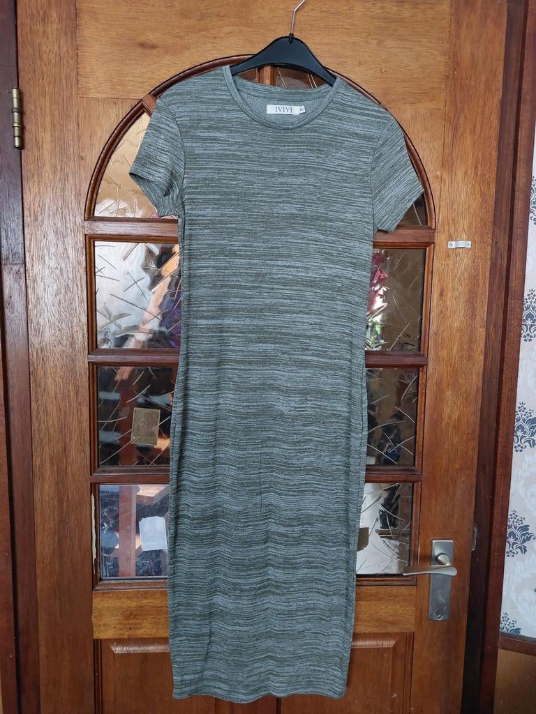 Stijlvolle Groene Maxi Jurk - Maat M/L, Maat 38/40 (M), Ophalen of Verzenden, Zo goed als nieuw, IVIVE
