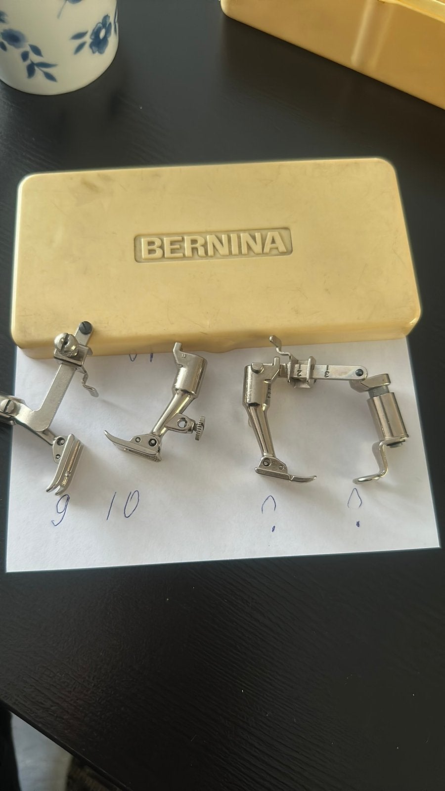 Naaimachine voetjes Bernina, Ophalen of Verzenden, Zo goed als nieuw, Overige materialen