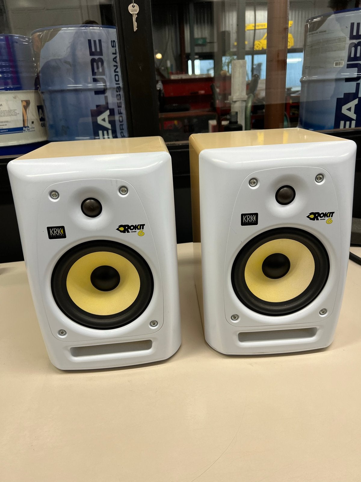KRK Rokit RPG2 Powered 6 Studio Monitoren (set van 2), Ophalen, Gebruikt, Studiomonitor, KRK