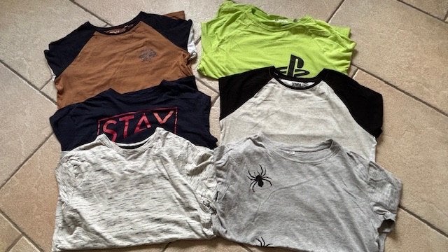 6 longsleeve shirts, lange mouwen truien maat 158/164, Ophalen of Verzenden, Gebruikt, Jongen, Shirt of Longsleeve
