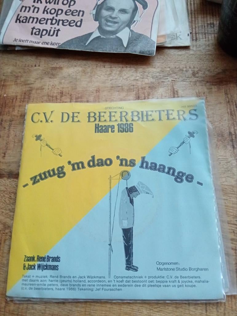 C v de beerbieters - zuug m dao ns haange, Ophalen of Verzenden, Zo goed als nieuw, Overige formaten, Levenslied of Smartlap