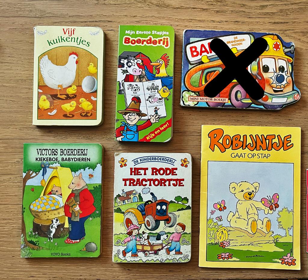 5 boekjes voor de kleintjes, Ophalen of Verzenden, Gelezen