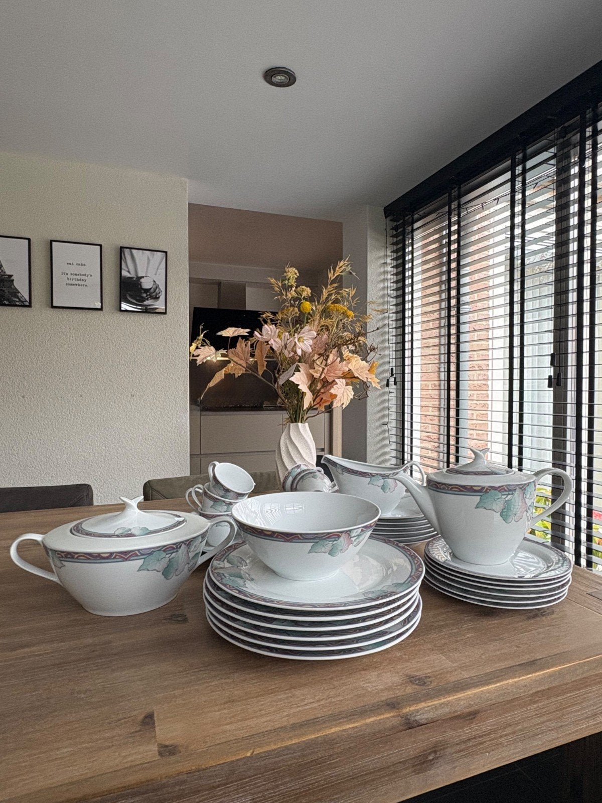 Prachtig servies Graf von Henneberg "Clivia", Ophalen, Overige merken, Zo goed als nieuw, Bord(en)