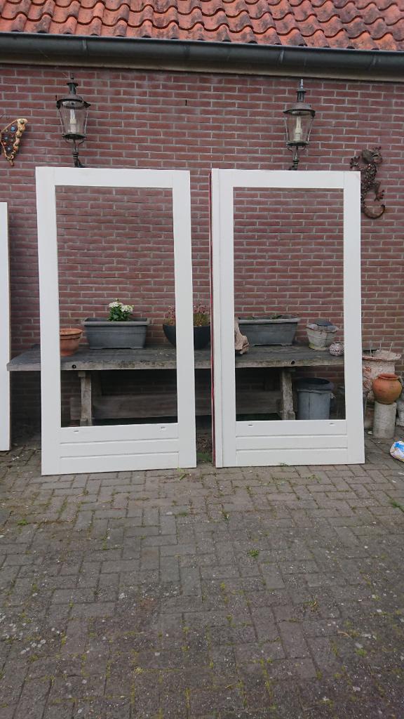 Klapdeur kozijn binnendeur, Doe-het-zelf en Verbouw, Kozijnen en Schuifpuien, Deurkozijn, Zo goed als nieuw, 150 tot 225 cm, Hout