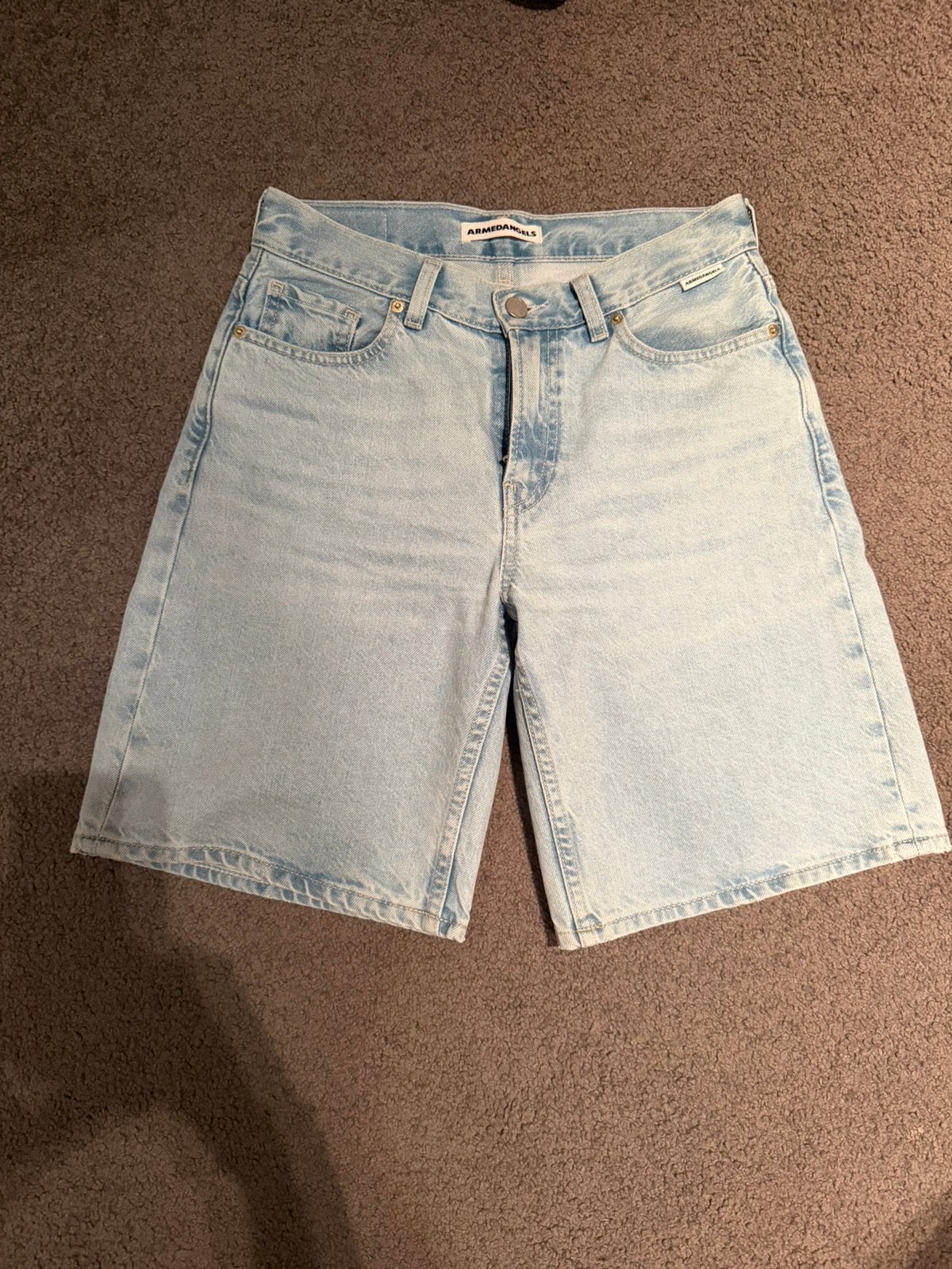 Armedangels Thalinaa short - maat 25, Kleding | Dames, Ophalen of Verzenden, Zo goed als nieuw, Blauw, W27 (confectie 34) of kleiner